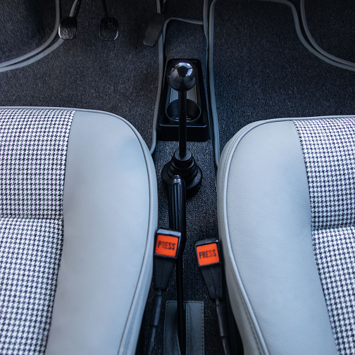 Thanos Designs Autobianchi A112 Front Seats Close Up