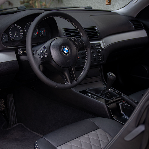 Thanos Designs BMW Steering Wheel Close Up