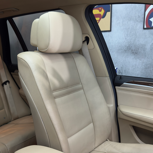 Thanos Designs BMW X3 Seat Close Up