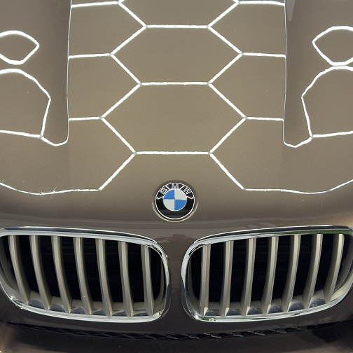 Thanos Designs BMW X3 Hood Close Up