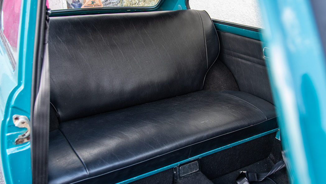 Fiat Abarth 850 Classic Back Seat Close Up