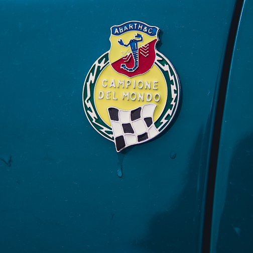 Fiat Abarth 850 Classic Abarth Emblem Detail