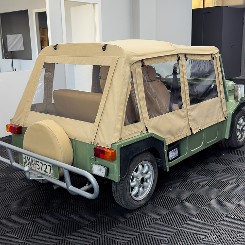 Thanos Designs Mini Moke Outside Back