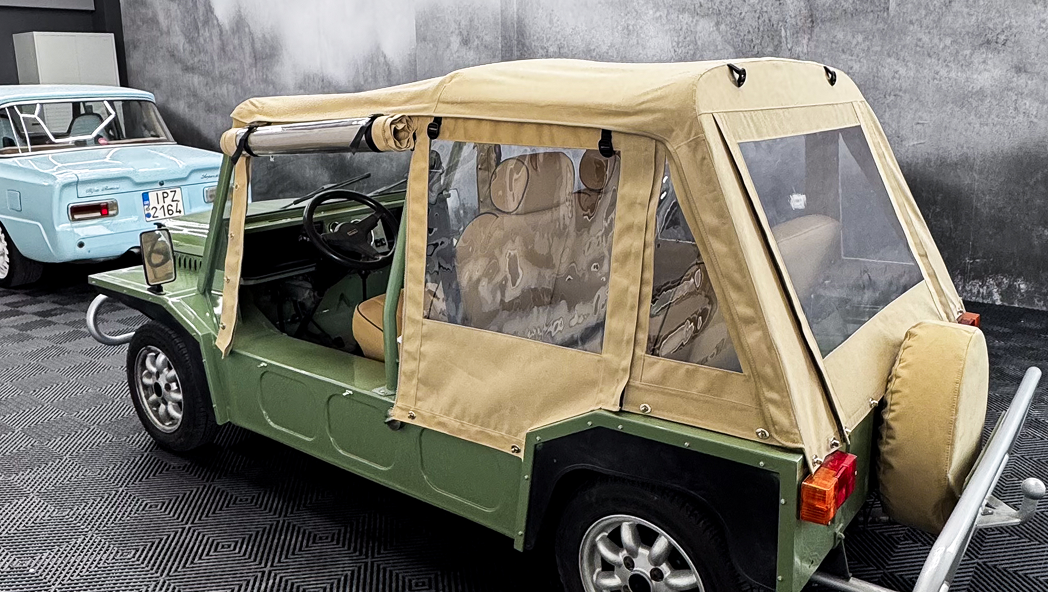 Thanos Designs Mini Moke Outside Side View