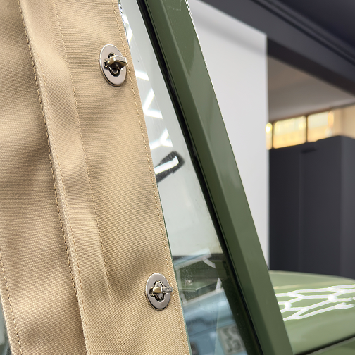 Thanos Designs Mini Moke Soft top Detail