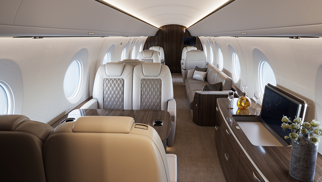 Thanos Designs Private Jet Inside General View