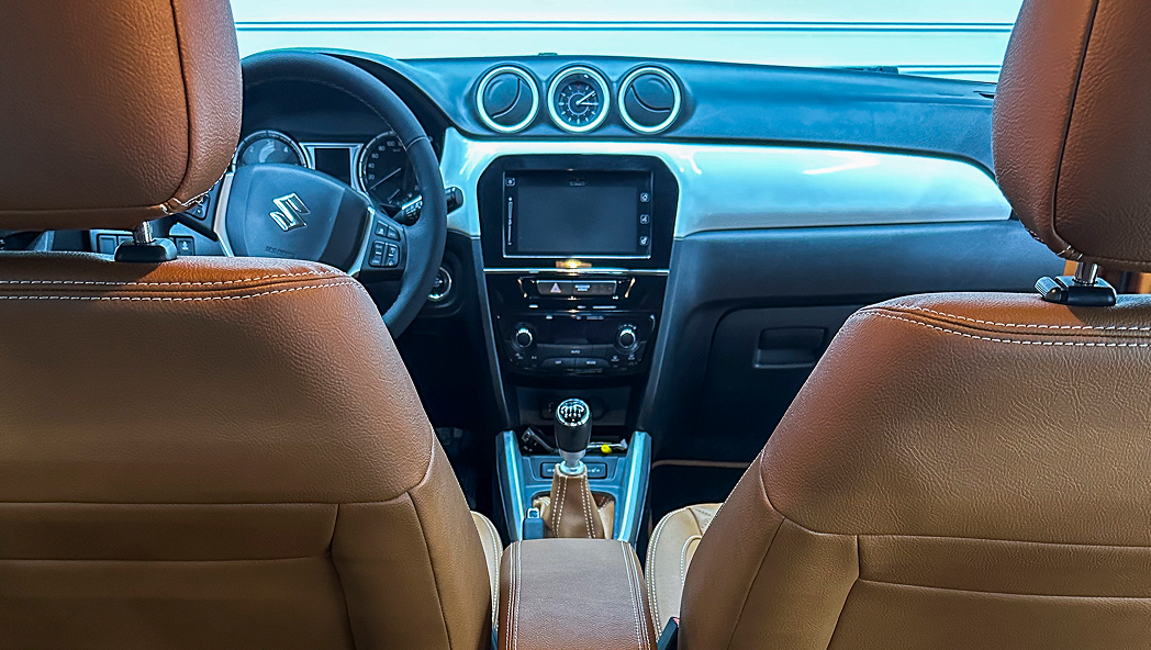Thanos Designs Suzuki Vitara Inside Car View