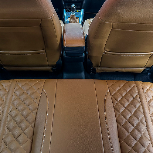 Thanos Designs Suzuki Vitara Back Seat Close Up