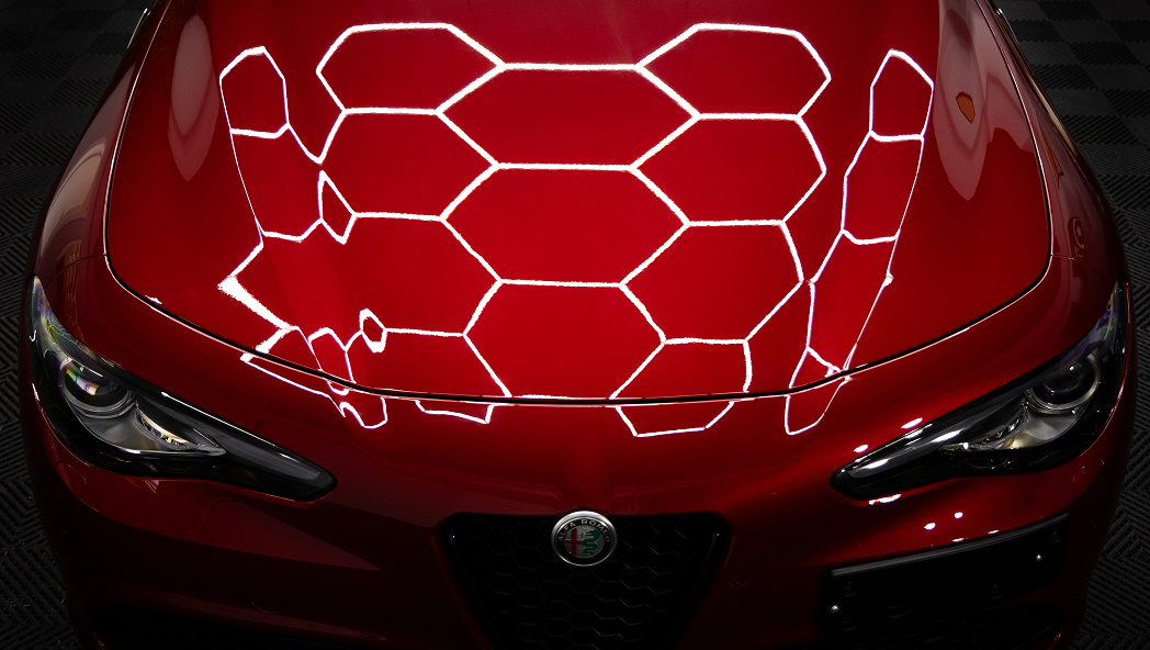 Thanos Designs Alfa Romeo Veloce Quadrifoglio Hood Close Up