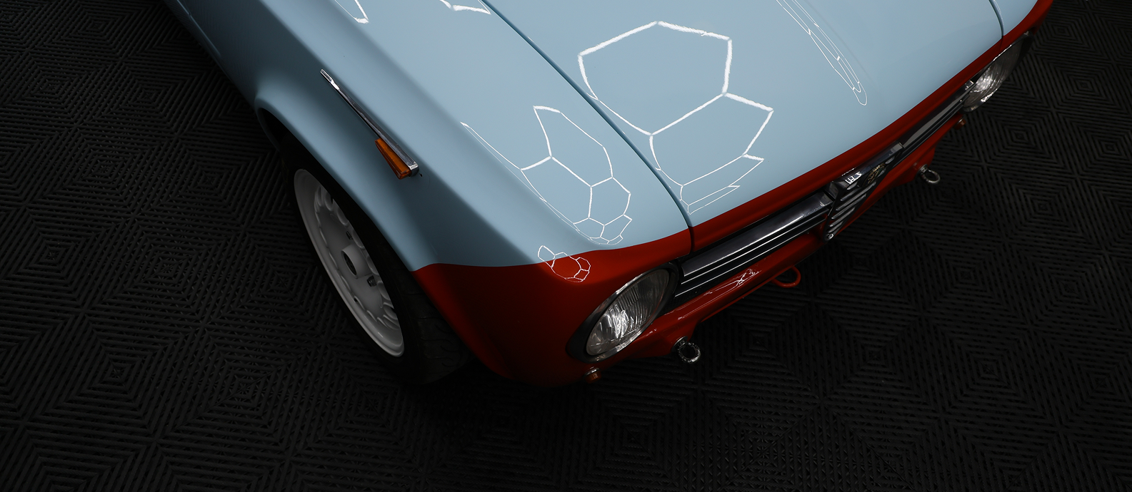 Thanos Designs Alfa Romeo Giulia Hood Close Up