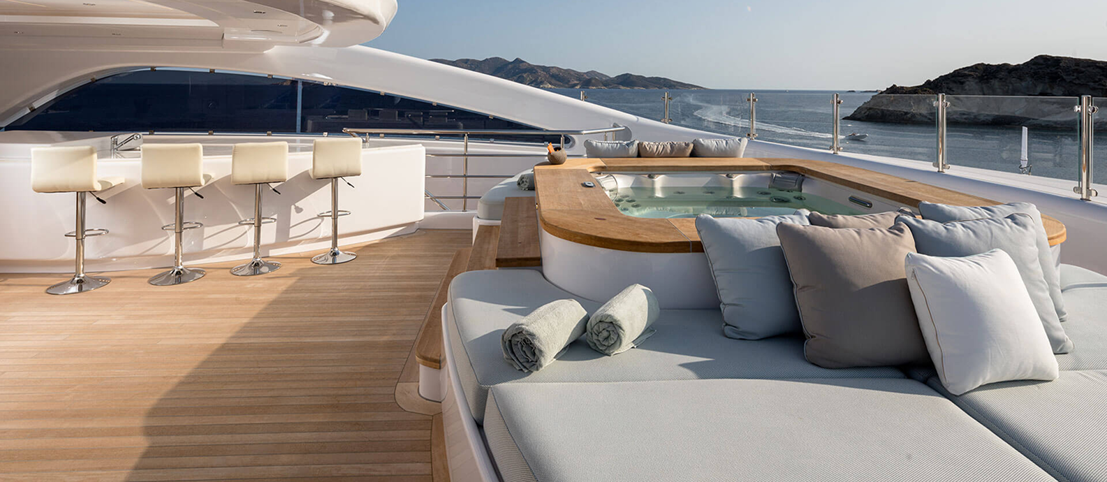 Thanos Designs Yacht Outside Sofa Pool