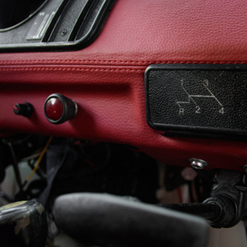 Thanos Designs VW T2 Console Gearbox Detail