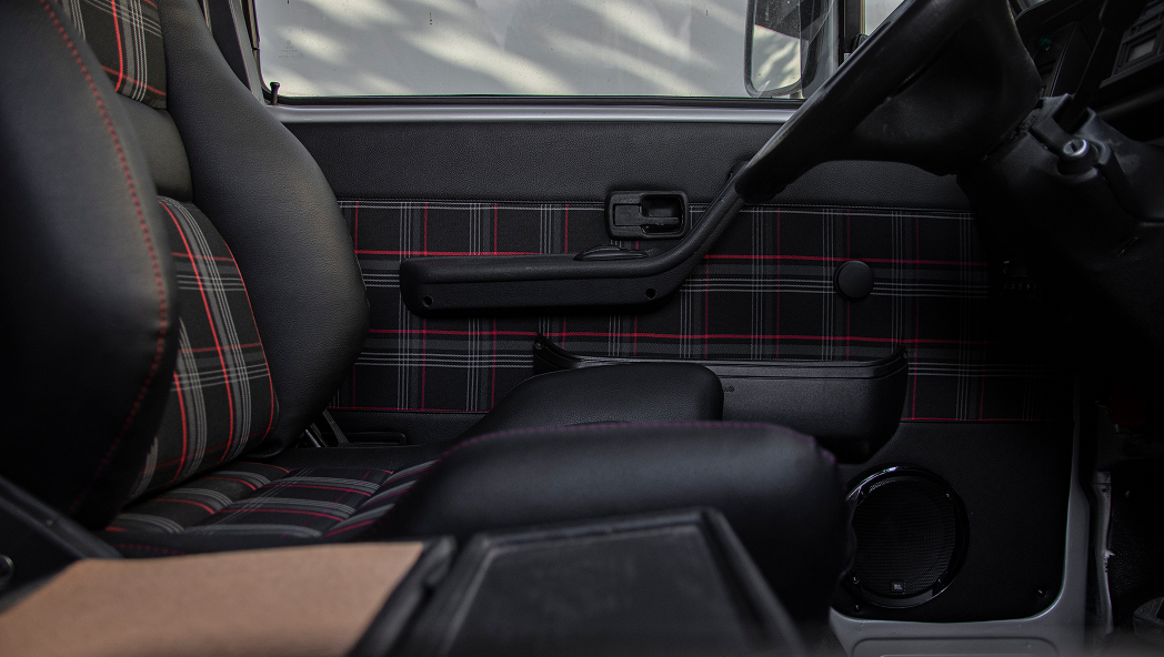 Thanos Designs VW T3 Syncro Front Inside Close Up View